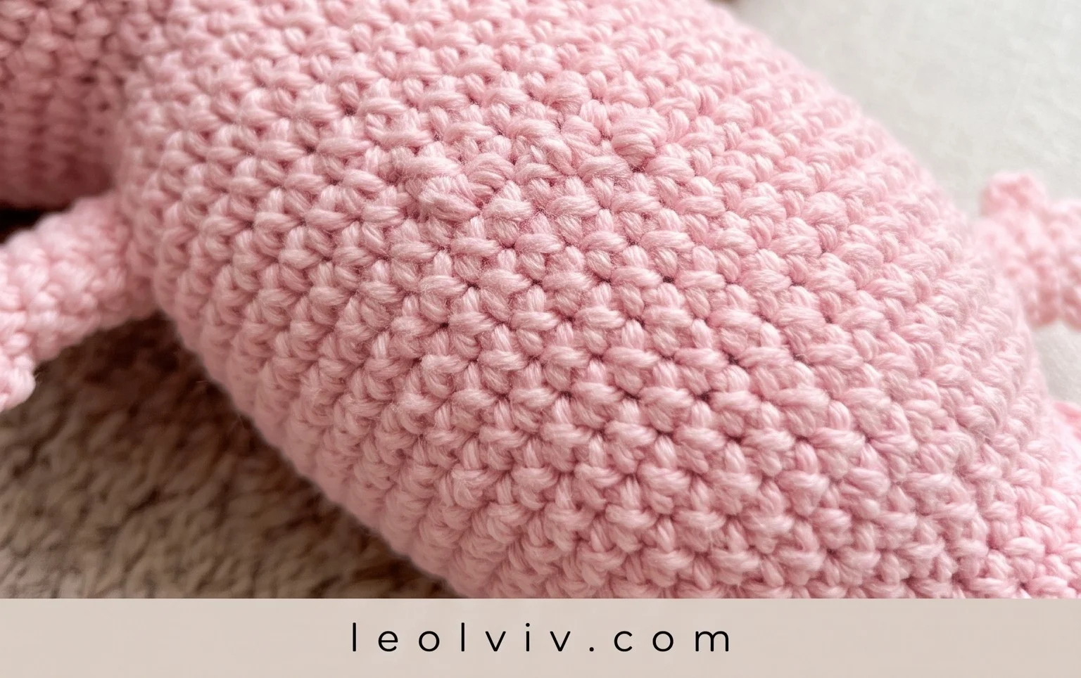 No-Sew Crochet Axolotl Pattern